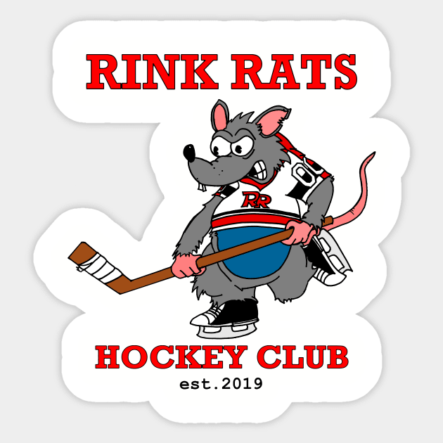 Rink Rats Hockey Club Sticker by theboardwalkkings